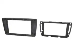 Auto radio okvir za instalaciju u automobilu, crni plastični okvir za montažu.