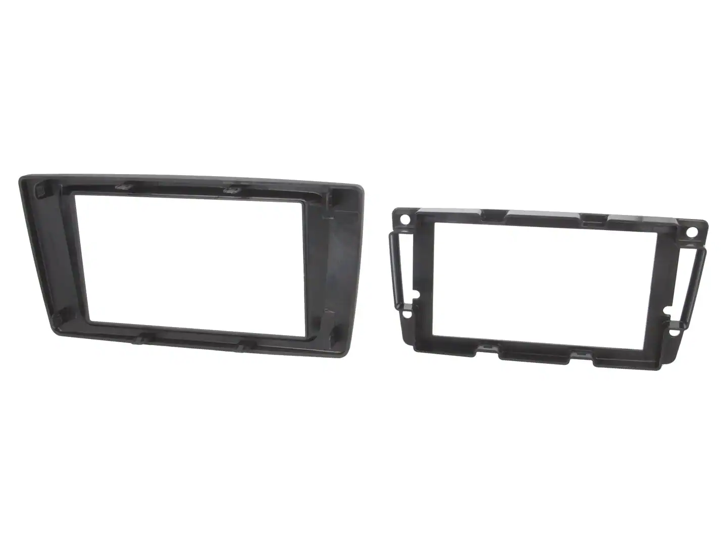 Auto radio okvir za instalaciju u automobilu, crni plastični okvir za montažu.