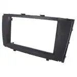 Auto radio okvir za ugradnju u automobil, crni, visokokvalitetni materijal.