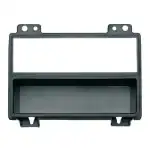 Auto radio okvir za instalaciju u vozilo, crni, za standardne dimenzije.