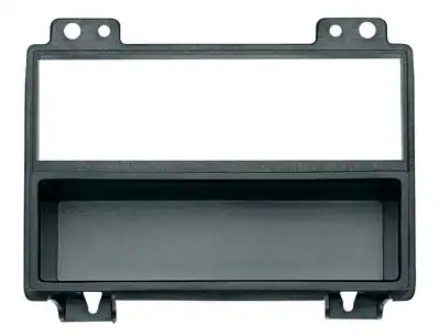 Auto radio okvir za instalaciju u vozilo, crni, za standardne dimenzije.