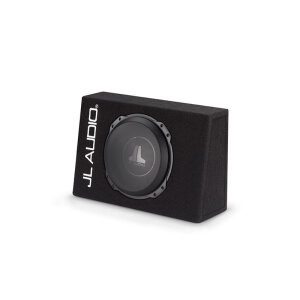 Subwoofer u kutiji JL Audio CS110TG-TW3 za auto zvuk.
