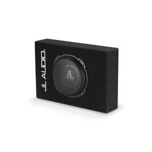 Subwoofer u kutiji JL Audio CS110TG-TW3 za auto zvuk.