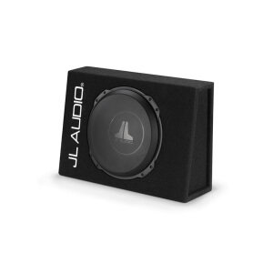 Subwoofer JL Audio u kućištu za snažan bass u vozilu.