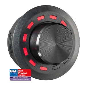 Kontroler za zvuk s LED indikatorima za auto audio sustav.