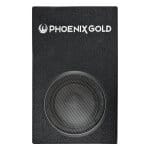 Phoenix Gold ZX18PBS subwoofer u kućištu za auto zvučnik.