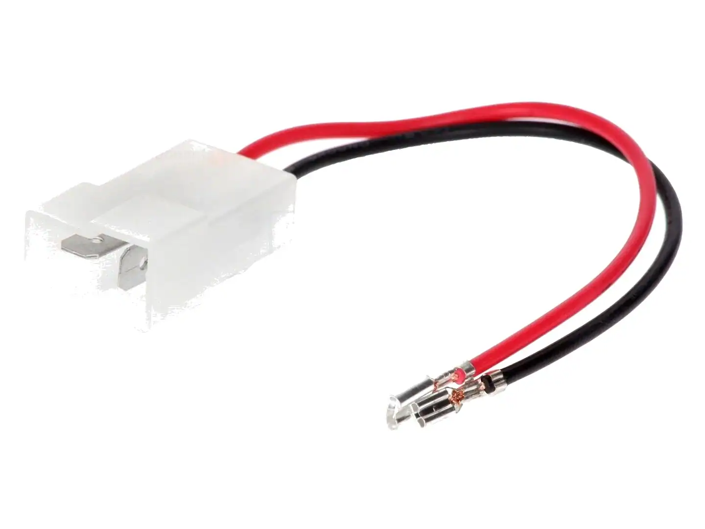 Kabel za povezivanje auto alarma s crvenom i crnom žicom.