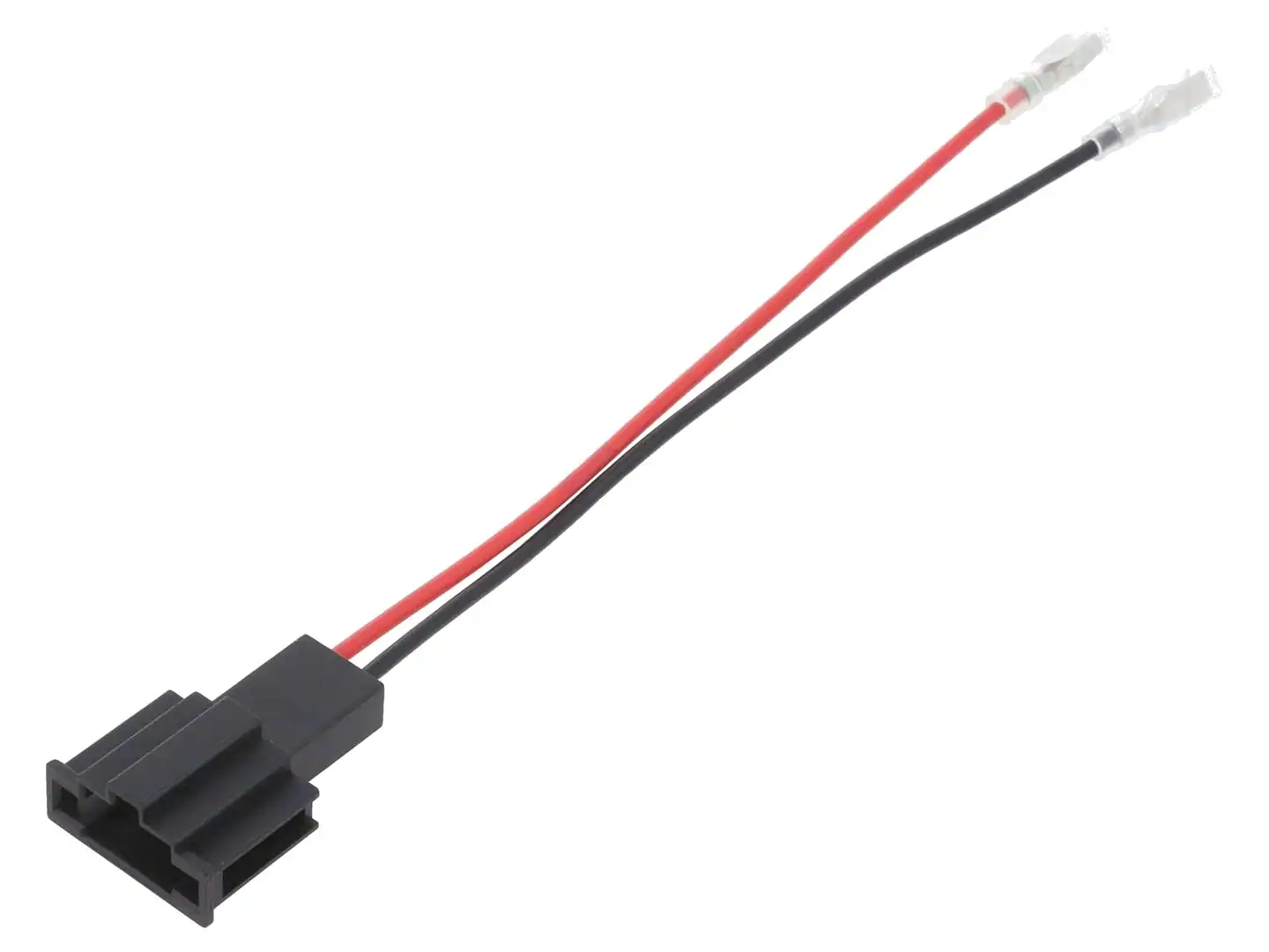 Auto audio kabel s crvenom i crnom žicom za povezivanje zvučnika.