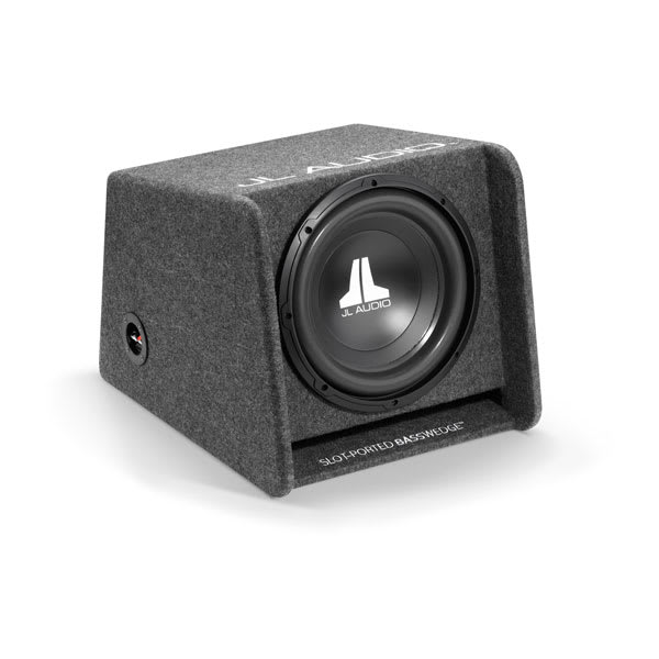 Subwoofer u kutiji JL Audio CP112-W0v3 za vrhunski zvuk u autu.