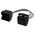 Kabelski adapter za auto audio sustav s više boja žica.