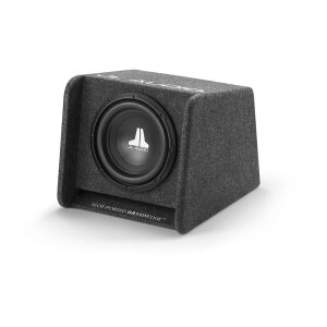 Subwoofer u kutiji JL Audio CP110-W0v3 za vrhunski zvuk u autu.