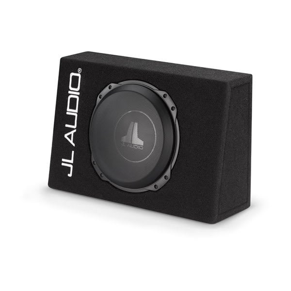 Subwoofer u kutiji JL Audio CS110TG-TW3 za auto zvuk.